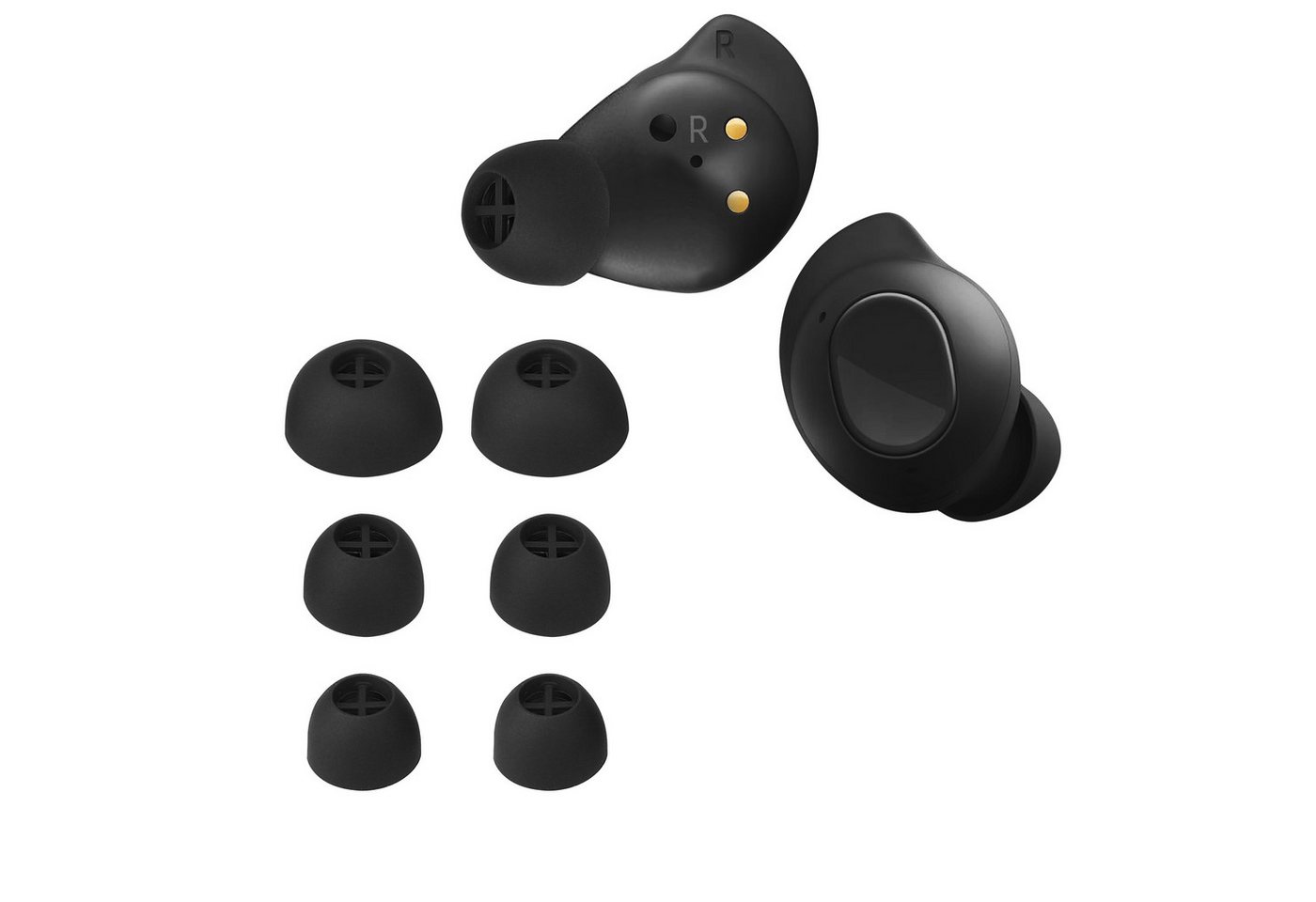 kwmobile 8x Ersatzpolster für Sennheiser MOMENTUM True Wireless 3 HiFi-Kopfhörer (4 Größen - Silikon Ersatz Ohrstöpsel für Sennheiser In-Ear Headphones) von kwmobile