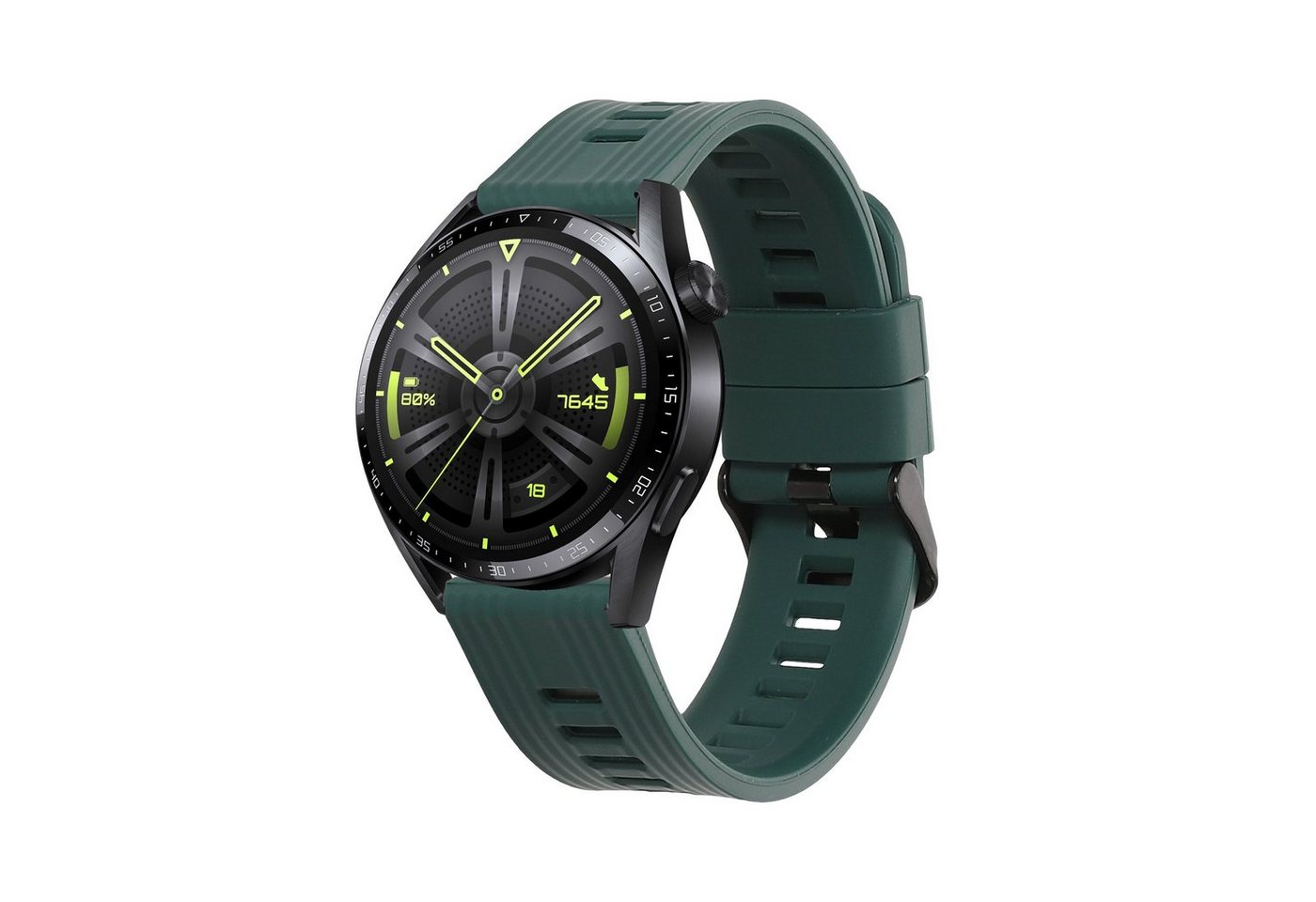 kwmobile Armband für Huawei Watch GT 3 (46mm) Smartwatch, 1-tlg., Ersatzarmband Fitnesstracker - Fitness Band Silikon von kwmobile