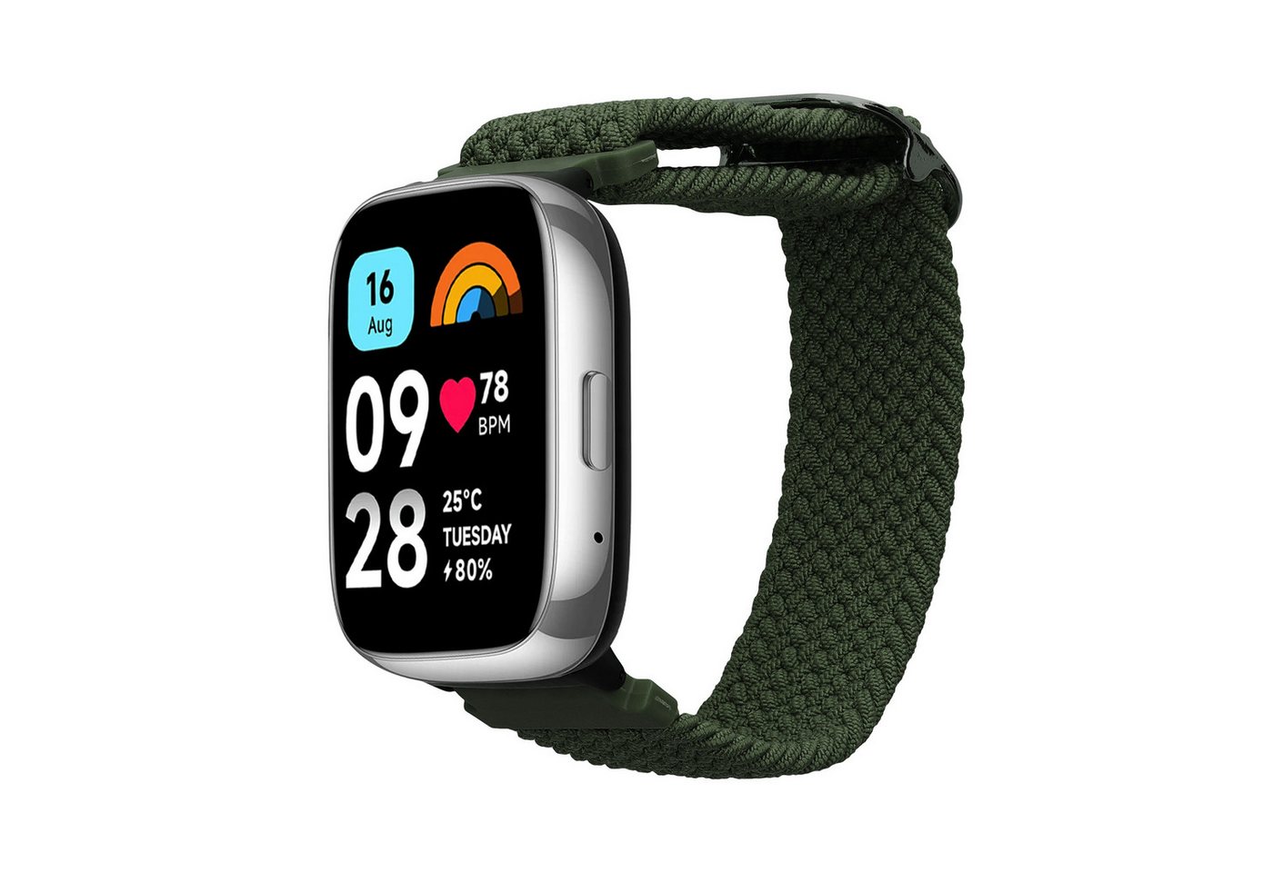 kwmobile Armband für Xiaomi Redmi Watch 3 Active Smartwatch, 1-tlg., Nylon Fitnesstracker Sportarmband Band - Innenmaße von 14 - 22 cm kwmobile Armband für Xiaomi Redmi Watch 3 Active Smartwatch, 1-tlg., Nylon Fitnesstracker Sportarmband Band - Innenmaße von 14 - 22 cm von kwmobile