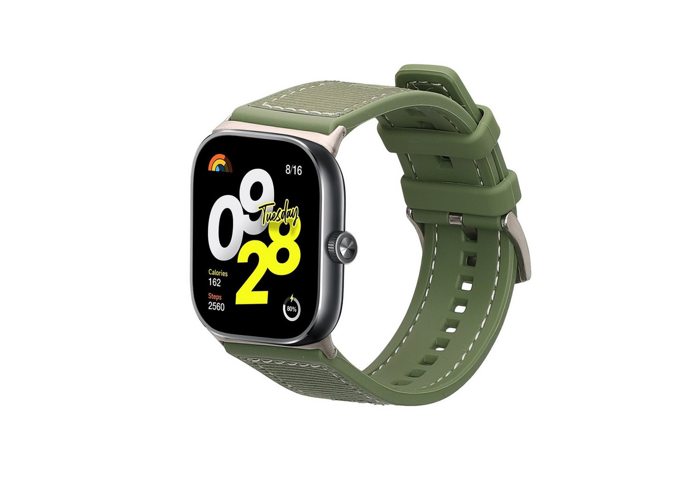 kwmobile Armband für Xiaomi Redmi Watch 4 / Band 8 Pro - Nylon Silikon Smartwatch, 1-tlg., Sportarmband Band - Innenmaße 14 - 22 cm kwmobile Armband für Xiaomi Redmi Watch 4 / Band 8 Pro - Nylon Silikon Smartwatch, 1-tlg., Sportarmband Band - Innenmaße 14 - 22 cm von kwmobile