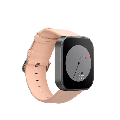 kwmobile Armband kompatibel mit CMF by Nothing Watch Pro (D395) - Echtleder Fitnesstracker Sportarmband Band von kwmobile