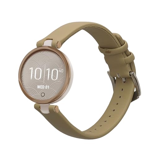 kwmobile Armband kompatibel mit Garmin Lily Sport - Echtleder Fitnesstracker Sportarmband Band von kwmobile