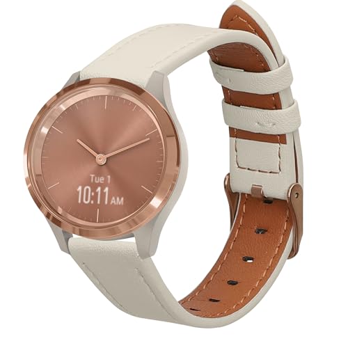 kwmobile Armband kompatibel mit Garmin vivomove 3S - Echtleder Fitnesstracker Sportarmband Band kwmobile Armband kompatibel mit Garmin vivomove 3S - Echtleder Fitnesstracker Sportarmband Band von kwmobile