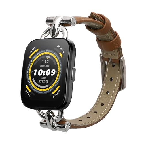kwmobile Armband kompatibel mit Huami Amazfit Bip 5 Unity/Amazfit Bip 5 / Amazfit GTR 4 - Echtleder Fitnesstracker Sportarmband Band kwmobile Armband kompatibel mit Huami Amazfit Bip 5 Unity/Amazfit Bip 5 / Amazfit GTR 4 - Echtleder Fitnesstracker Sportarmband Band von kwmobile