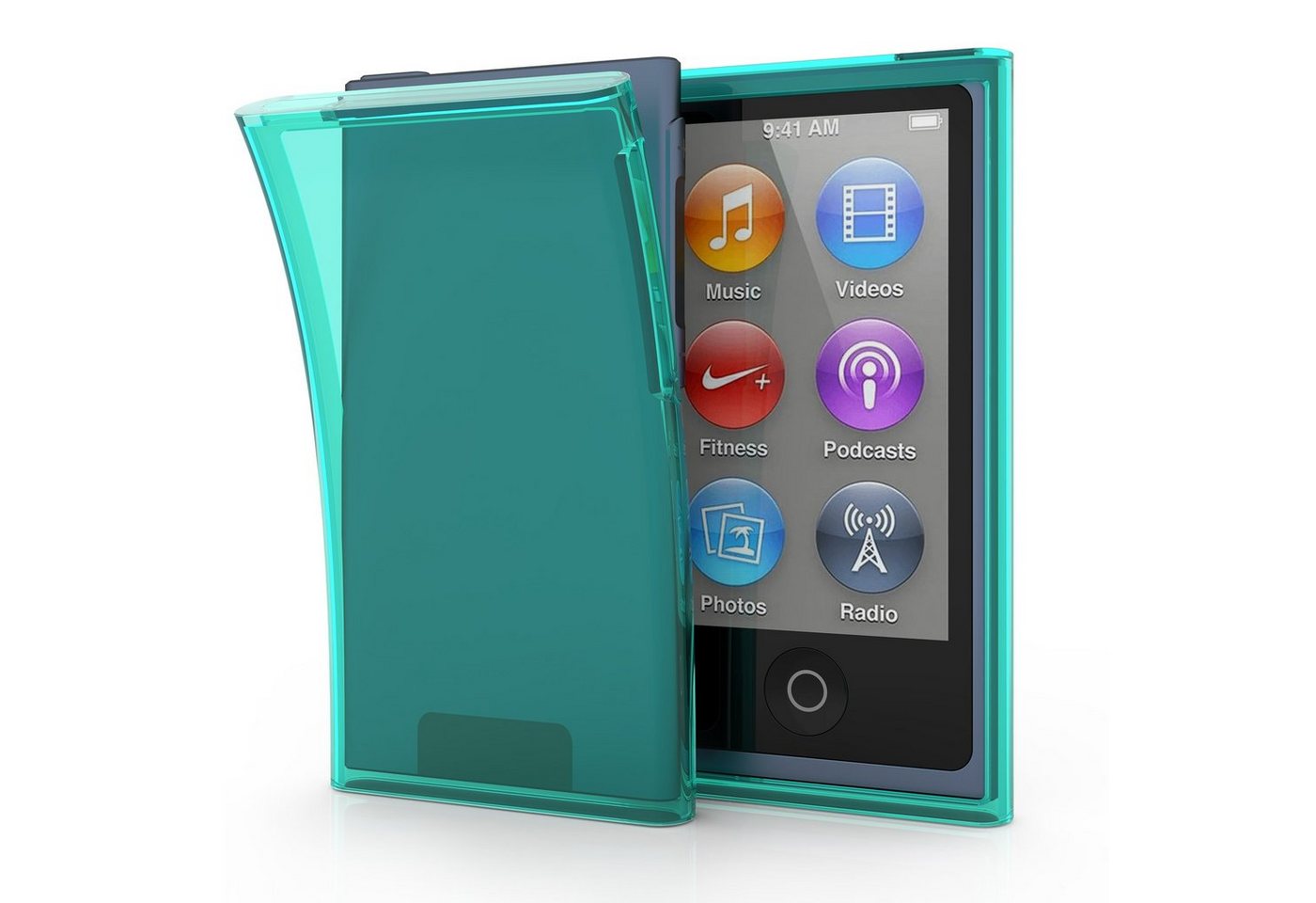 kwmobile Backcover Hülle für Apple iPod Nano 7, TPU Silikon Schutzhülle Cover Case von kwmobile