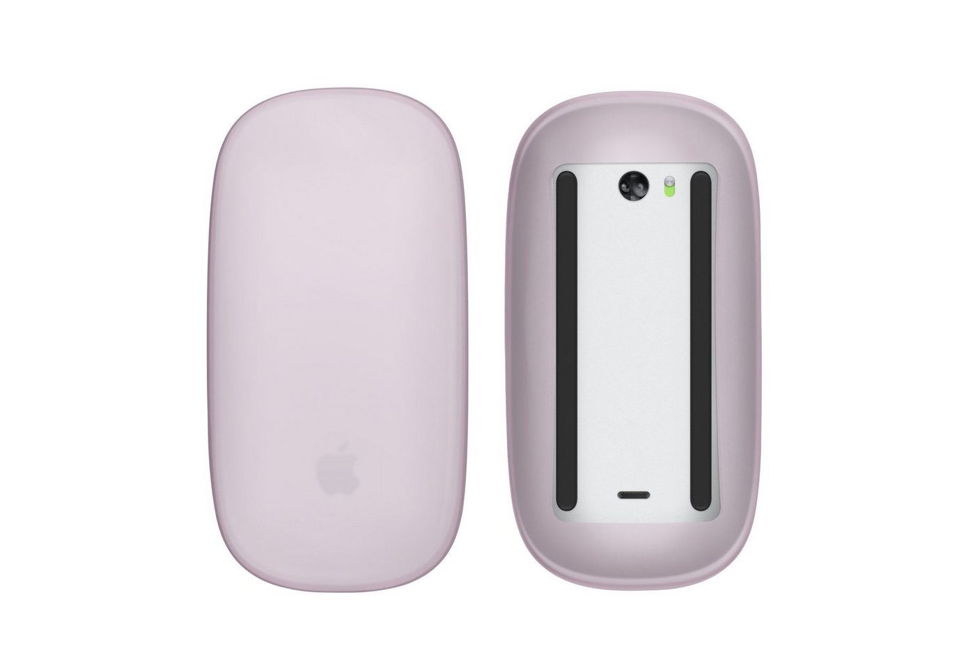 kwmobile Backcover Silikon Schutzhülle für Apple Magic Mouse 1 / 2, PC Maus Cover Hülle aus softem Silikon - Lavendel von kwmobile