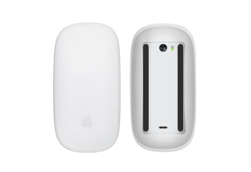 kwmobile Backcover Silikon Schutzhülle für Apple Magic Mouse 1 / 2, PC Maus Cover Hülle aus softem Silikon - Matt Transparent von kwmobile