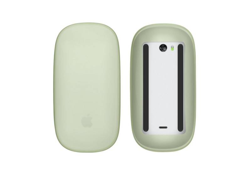 kwmobile Backcover Silikon Schutzhülle für Apple Magic Mouse 1 / 2, PC Maus Cover Hülle aus softem Silikon - Pastellgelb von kwmobile