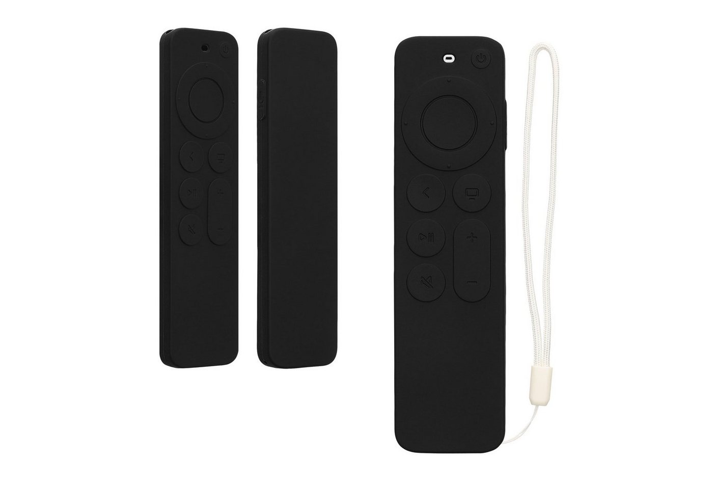 kwmobile Backcover TV 4K Siri Remote 3rd Gen (2022) / 2nd Gen (2021) Hülle, Fernbedienung Silikon Case von kwmobile