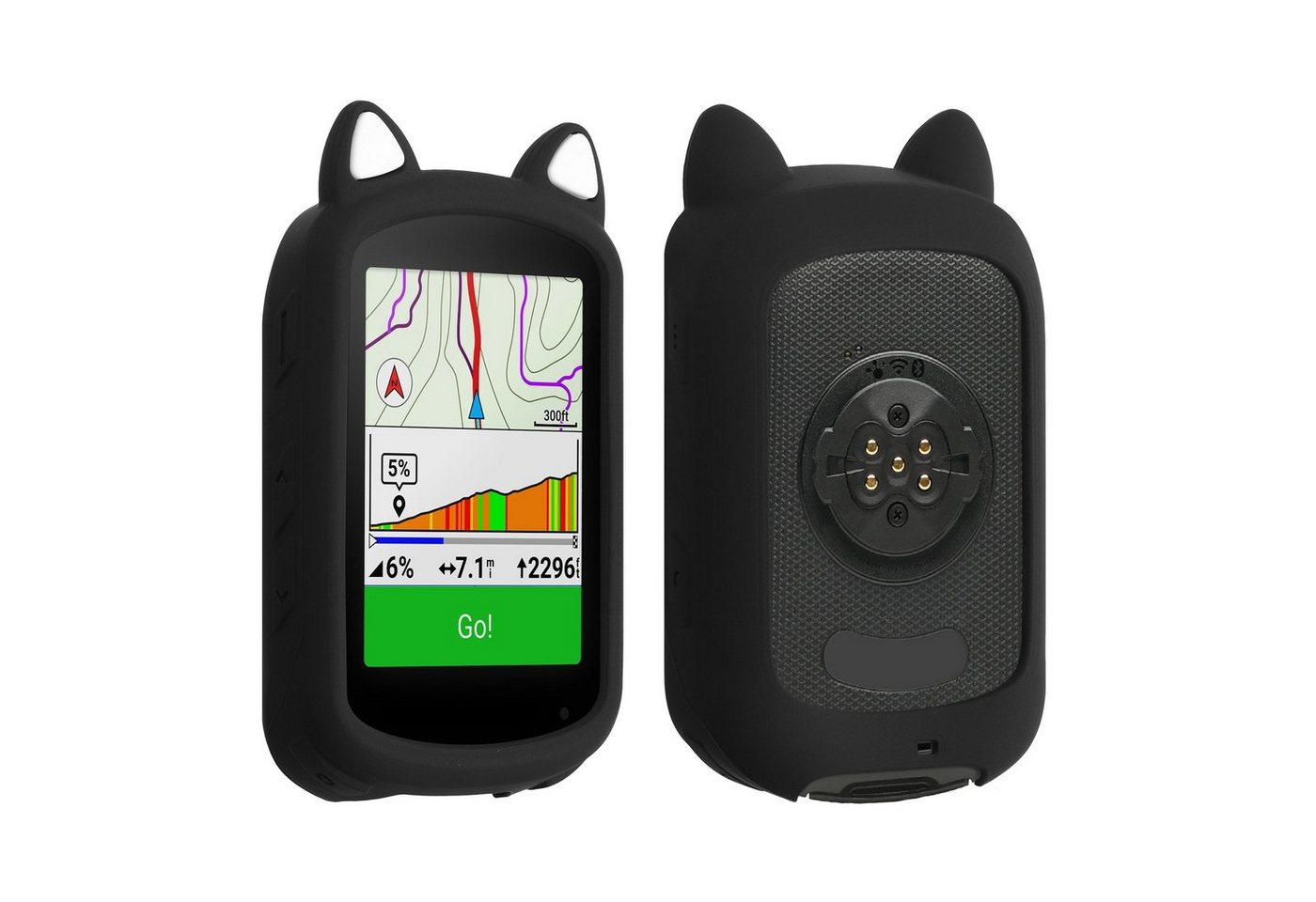 kwmobile Backcover kwmobile Hülle für Garmin Edge 840 / Edge 540, Silikon GPS Case - Backcover für Bike GPS Computer - Schutzhülle von kwmobile