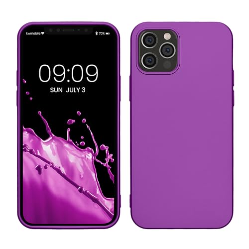 kwmobile Case kompatibel mit Apple iPhone 12 / iPhone 12 Pro Hülle - Schutzhülle aus Silikon metallisch schimmernd - Handyhülle Metallic Violett kwmobile Case kompatibel mit Apple iPhone 12 / iPhone 12 Pro Hülle - Schutzhülle aus Silikon metallisch schimmernd - Handyhülle Metallic Violett von kwmobile
