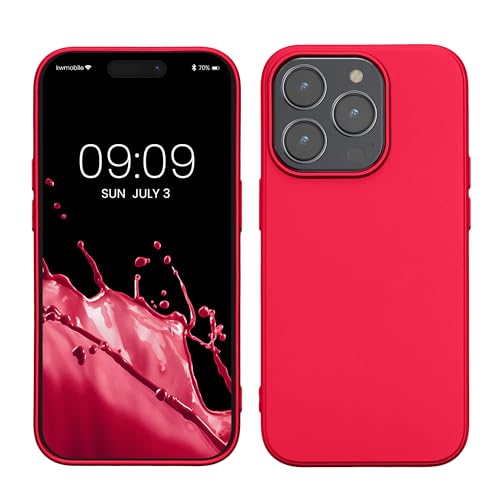 kwmobile Case kompatibel mit Apple iPhone 14 Pro Hülle - Schutzhülle aus Silikon metallisch schimmernd - Handyhülle Metallic Pink kwmobile Case kompatibel mit Apple iPhone 14 Pro Hülle - Schutzhülle aus Silikon metallisch schimmernd - Handyhülle Metallic Pink von kwmobile