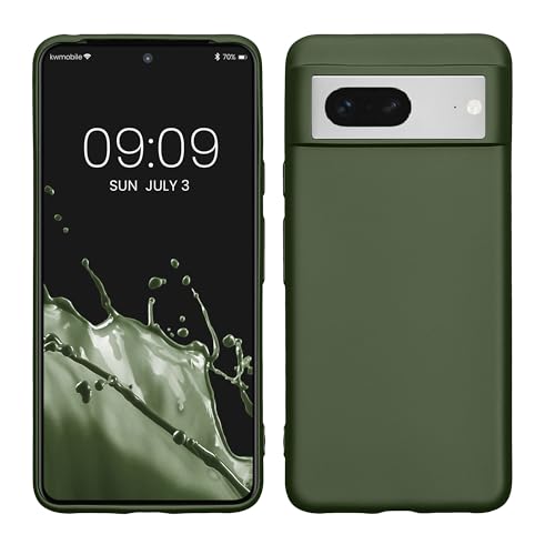 kwmobile Case kompatibel mit Google Pixel 8 Hülle - Schutzhülle aus Silikon metallisch schimmernd - Handyhülle Metallic Tannengrün kwmobile Case kompatibel mit Google Pixel 8 Hülle - Schutzhülle aus Silikon metallisch schimmernd - Handyhülle Metallic Tannengrün von kwmobile