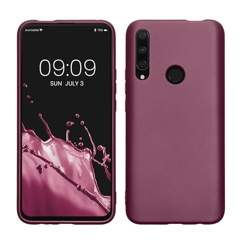 kwmobile Case kompatibel mit Honor 9X (EU-Version) Hülle - Schutzhülle aus Silikon metallisch schimmernd - Handyhülle Metallic Lavendel von kwmobile