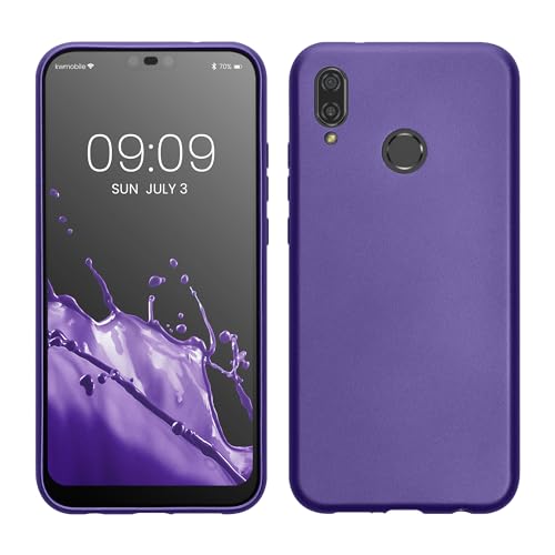 kwmobile Case kompatibel mit Huawei P20 Lite Hülle - Schutzhülle aus Silikon metallisch schimmernd - Handyhülle Metallic Blauviolett kwmobile Case kompatibel mit Huawei P20 Lite Hülle - Schutzhülle aus Silikon metallisch schimmernd - Handyhülle Metallic Blauviolett von kwmobile