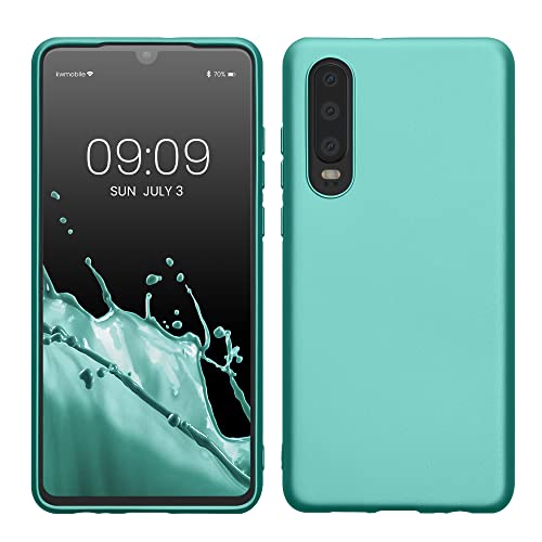 kwmobile Case kompatibel mit Huawei P30 Hülle - Schutzhülle aus Silikon metallisch schimmernd - Handyhülle Metallic Mintgrün kwmobile Case kompatibel mit Huawei P30 Hülle - Schutzhülle aus Silikon metallisch schimmernd - Handyhülle Metallic Mintgrün von kwmobile