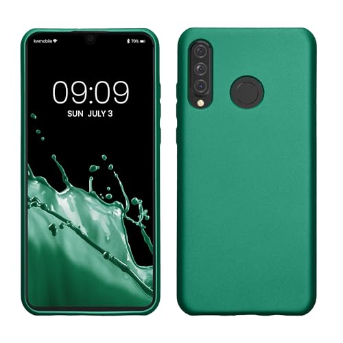 kwmobile Case kompatibel mit Huawei P30 Lite Hülle - Schutzhülle aus Silikon metallisch schimmernd - Handyhülle Metallic Dunkelgrün kwmobile Case kompatibel mit Huawei P30 Lite Hülle - Schutzhülle aus Silikon metallisch schimmernd - Handyhülle Metallic Dunkelgrün von kwmobile