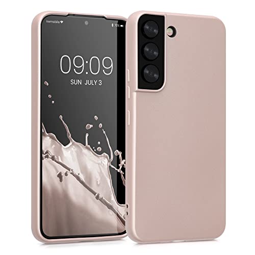 kwmobile Case kompatibel mit Samsung Galaxy S22 Hülle - Schutzhülle aus Silikon metallisch schimmernd - Handyhülle Metallic Gold kwmobile Case kompatibel mit Samsung Galaxy S22 Hülle - Schutzhülle aus Silikon metallisch schimmernd - Handyhülle Metallic Gold von kwmobile