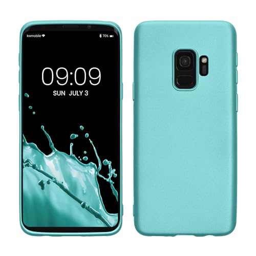 kwmobile Case kompatibel mit Samsung Galaxy S9 Hülle - Schutzhülle aus Silikon metallisch schimmernd - Handyhülle Metallic Mintgrün kwmobile Case kompatibel mit Samsung Galaxy S9 Hülle - Schutzhülle aus Silikon metallisch schimmernd - Handyhülle Metallic Mintgrün von kwmobile