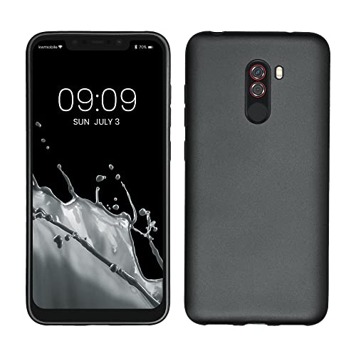 kwmobile Case kompatibel mit Xiaomi Pocophone F1 Hülle - Schutzhülle aus Silikon metallisch schimmernd - Handyhülle Metallic Grau kwmobile Case kompatibel mit Xiaomi Pocophone F1 Hülle - Schutzhülle aus Silikon metallisch schimmernd - Handyhülle Metallic Grau von kwmobile
