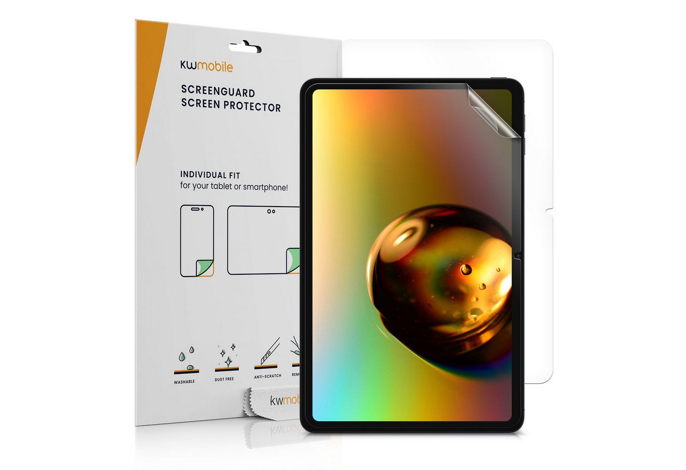 kwmobile Displayschutzfolie 2x Folie für Oppo Pad Air, 1 Stück, Full Screen Tablet Schutzfolie - klar von kwmobile
