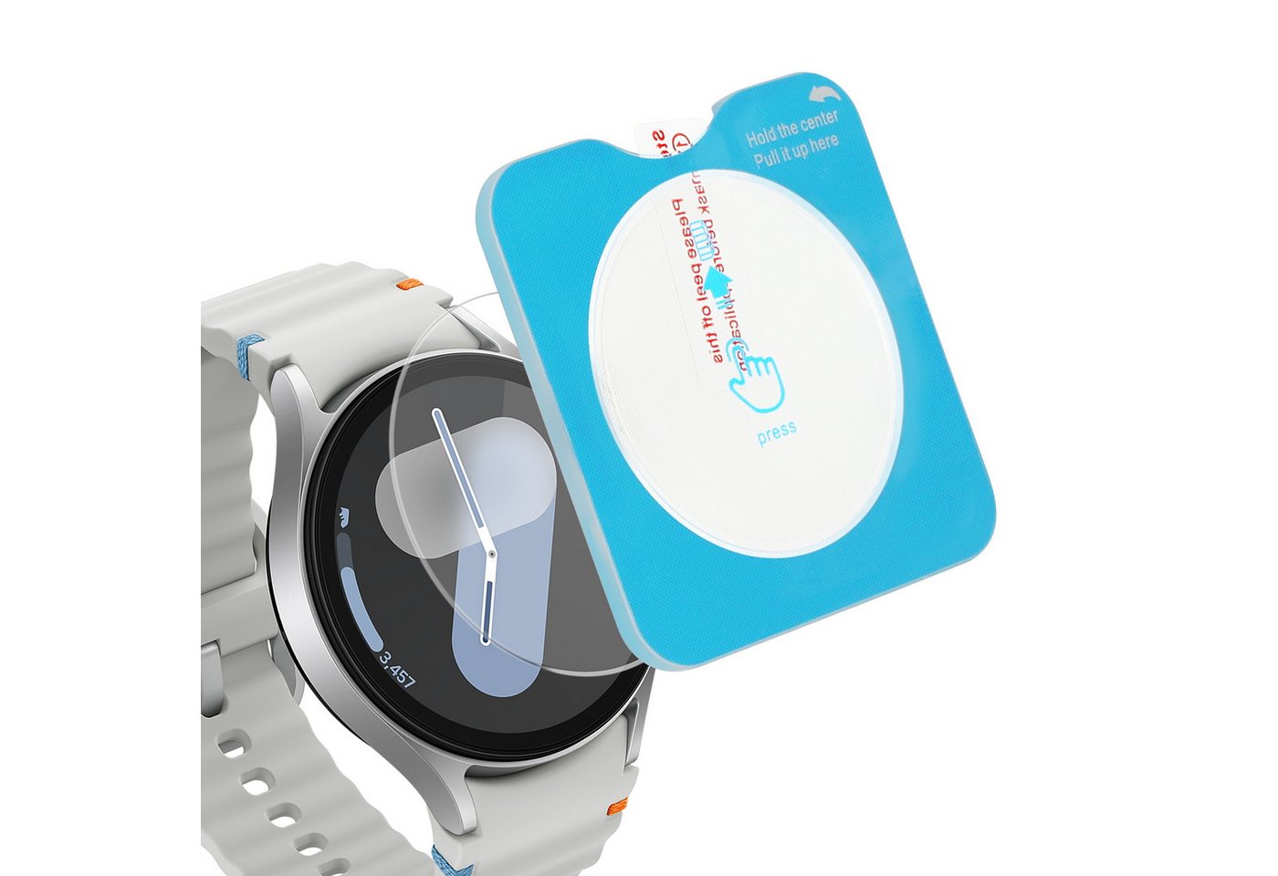 kwmobile Displayschutzfolie 2x Schutzglas für Samsung Galaxy Watch 7 44mm Glas Folie, 2 Stück, Smartwatch Displayschutz für Fitness Tracker Transparent kwmobile Displayschutzfolie 2x Schutzglas für Samsung Galaxy Watch 7 44mm Glas Folie, 2 Stück, Smartwatch Displayschutz für Fitness Tracker Transparent von kwmobile
