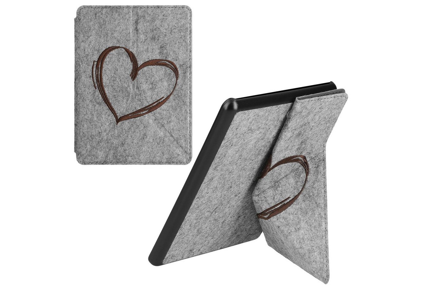 kwmobile E-Reader-Hülle Filz Hülle für Amazon Kindle Paperwhite 11. Generation 2021, Cover eReader Case mit Standfunktion Magnetverschluss kwmobile E-Reader-Hülle Filz Hülle für Amazon Kindle Paperwhite 11. Generation 2021, Cover eReader Case mit Standfunktion Magnetverschluss von kwmobile