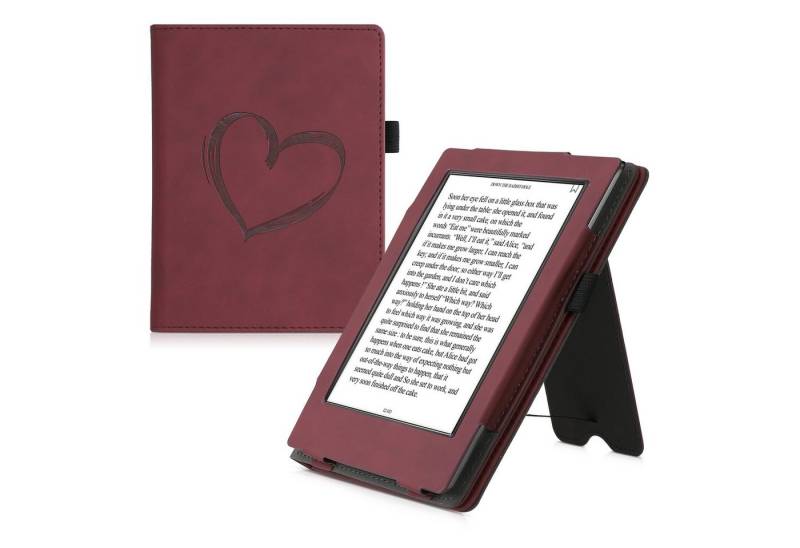 kwmobile E-Reader-Hülle Flip Hülle für Kobo Aura H2O Edition 1, Handschlaufe - Cover von kwmobile