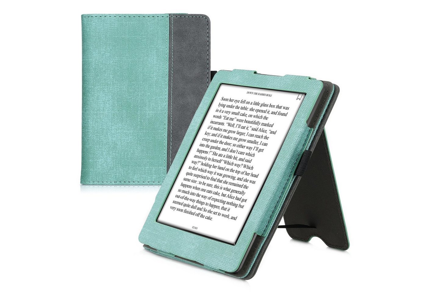 kwmobile E-Reader-Hülle Flip Hülle für Kobo Glo HD / Touch 2.0, Handschlaufe - Cover von kwmobile