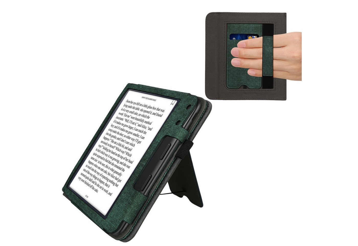 kwmobile E-Reader-Hülle Flip Schutzhülle für Kobo Kobo Libra Colour / Tolino Vision Color, Handschlaufe - Cover Wildleder-Optik kwmobile E-Reader-Hülle Flip Schutzhülle für Kobo Kobo Libra Colour / Tolino Vision Color, Handschlaufe - Cover Wildleder-Optik von kwmobile