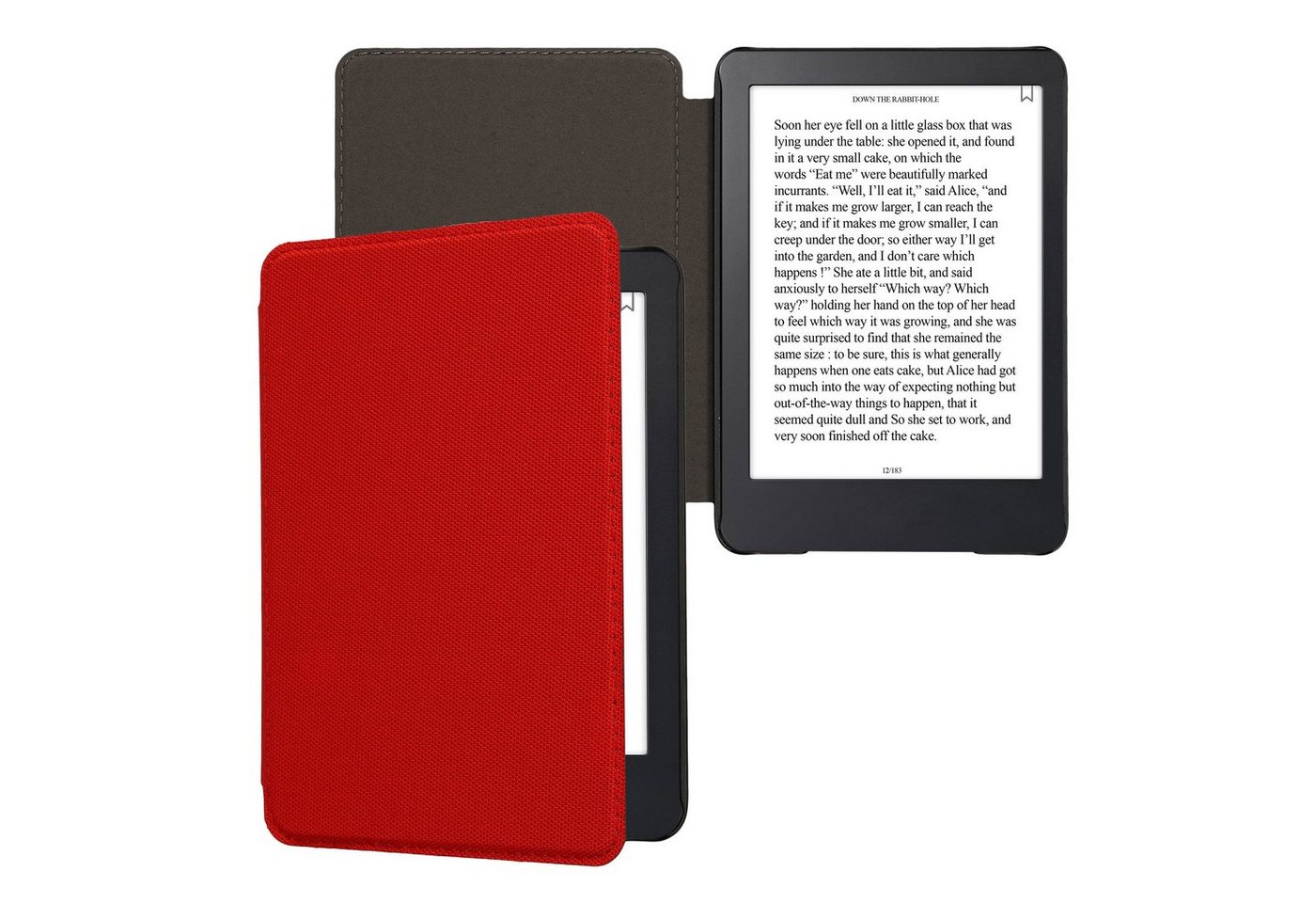 kwmobile E-Reader-Hülle Hülle für Amazon Kindle (2022), Nylon eReader Schutzhülle Cover Case von kwmobile