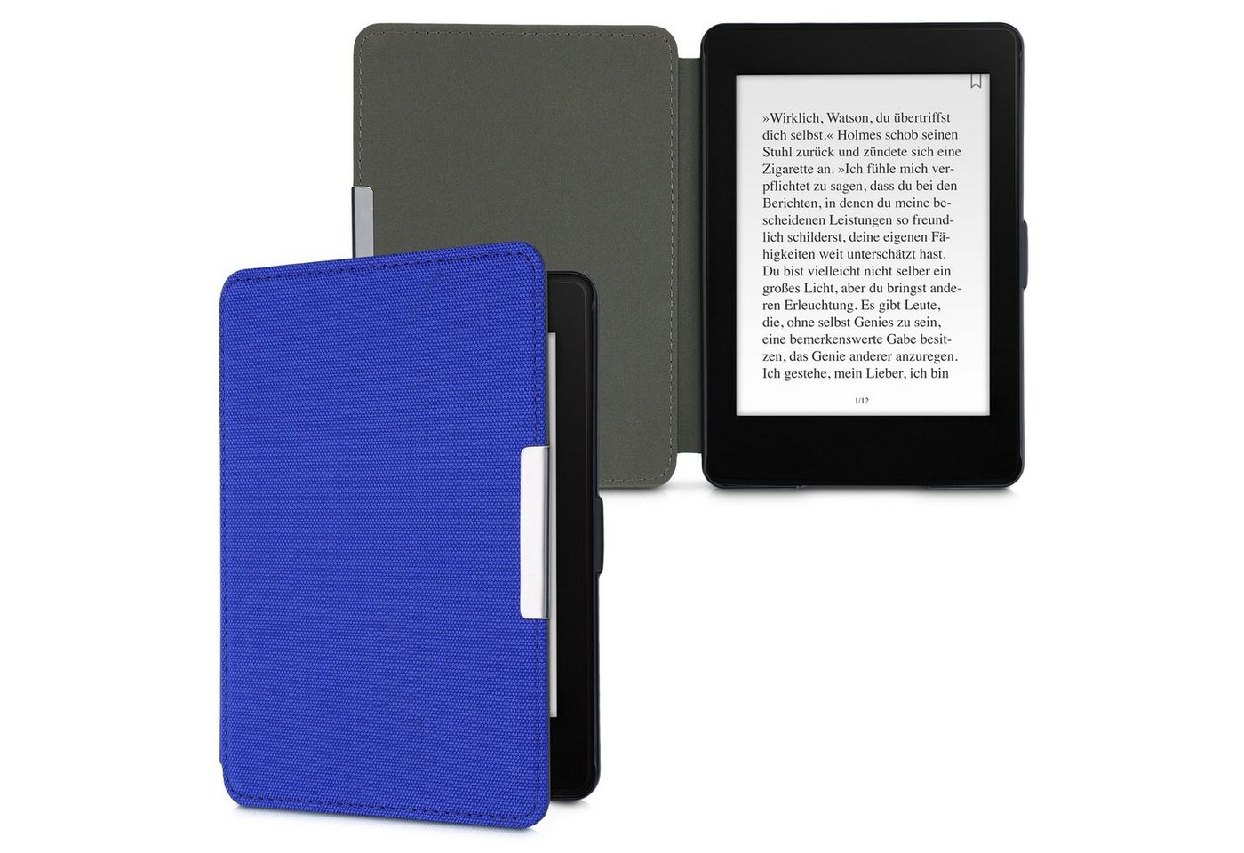 kwmobile E-Reader-Hülle Hülle für Amazon Kindle Paperwhite, Nylon eReader Schutzhülle Cover Case (für Modelle bis 2017) von kwmobile