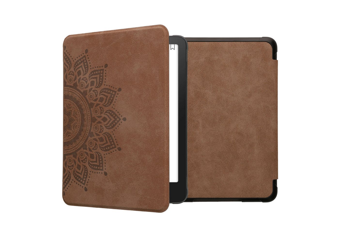 kwmobile E-Reader-Hülle Hülle für Amazon Kindle Paperwhite (2024)/Colorsoft, Kunstleder eReader Schutzhülle - Case Cover Aufgehende Sonne Design von kwmobile
