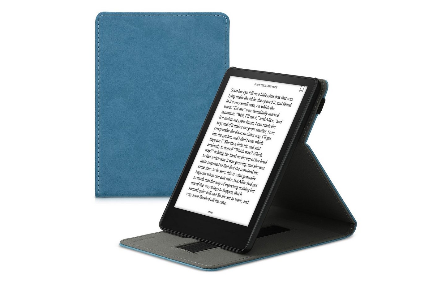 kwmobile E-Reader-Hülle Hülle für Amazon Kindle Paperwhite 11. Generation 2021, Schlaufe Ständer - e-Reader Schutzhülle - Flip Cover Case von kwmobile