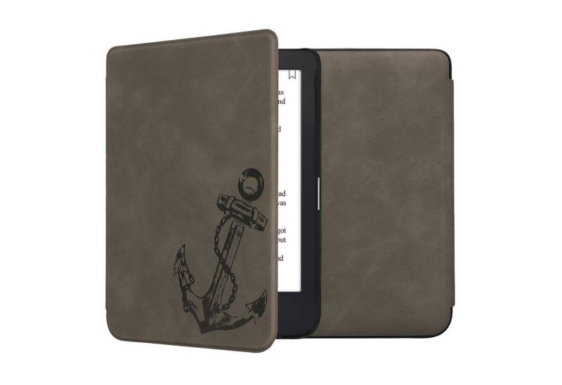 kwmobile E-Reader-Hülle Hülle für Kobo Clara 2E / Tolino Shine 4, Kunstleder eReader Schutzhülle Cover Case von kwmobile