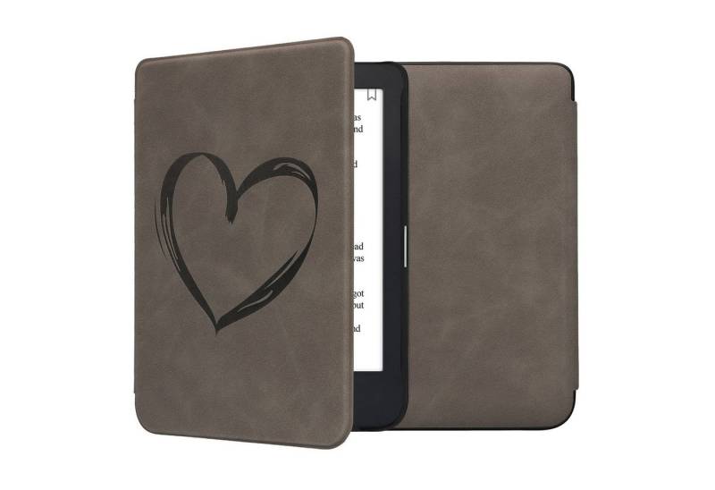kwmobile E-Reader-Hülle Hülle für Kobo Clara 2E / Tolino Shine 4, Kunstleder eReader Schutzhülle Cover Case von kwmobile