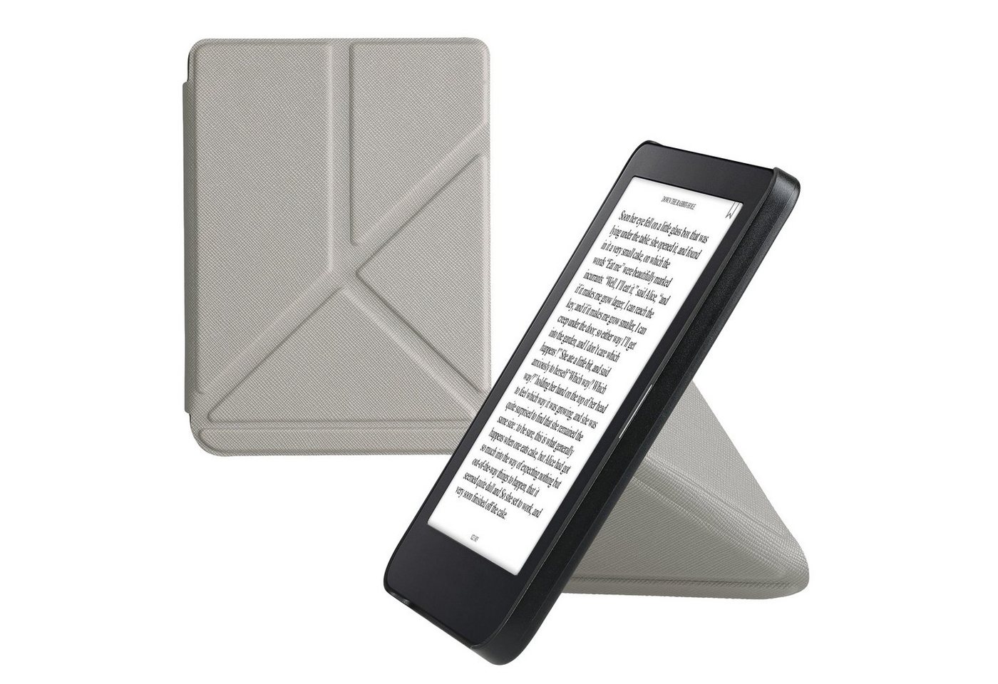 kwmobile E-Reader-Hülle Hülle für Kobo Clara 2E / Tolino Shine 4, Kunstleder eReader Schutzhülle - Flip Cover Case von kwmobile