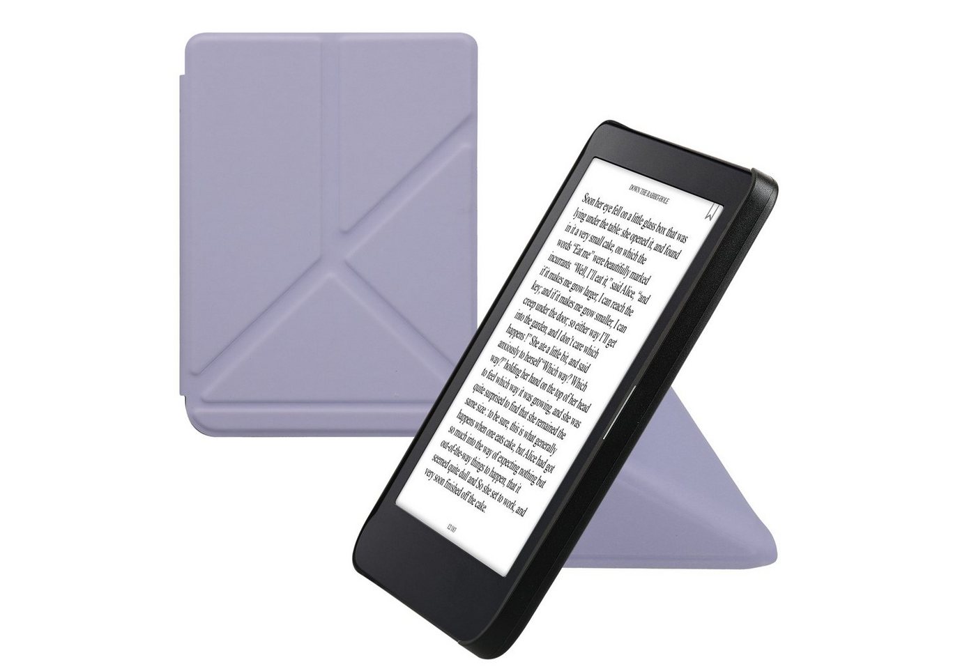 kwmobile E-Reader-Hülle Hülle für Kobo Clara 2E / Tolino Shine 4, Kunstleder eReader Schutzhülle - Flip Cover Case von kwmobile