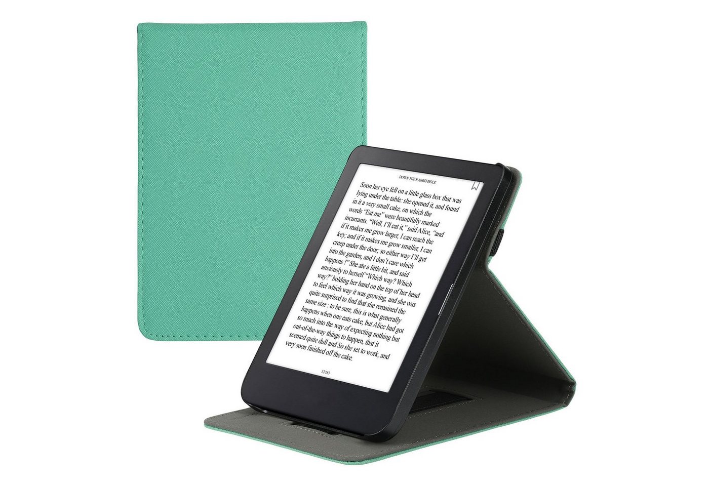 kwmobile E-Reader-Hülle Hülle für Kobo Clara 2E / Tolino Shine 4, Schlaufe Ständer - e-Reader Schutzhülle - Flip Cover Case von kwmobile