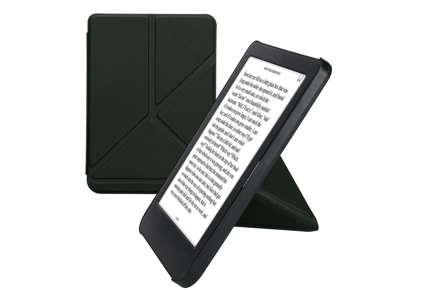 kwmobile E-Reader-Hülle Hülle für Kobo Clara BW / Clara Colour / Tolino Shine (5) / Shine, Kunstleder eReader Schutzhülle - Flip Cover Case von kwmobile