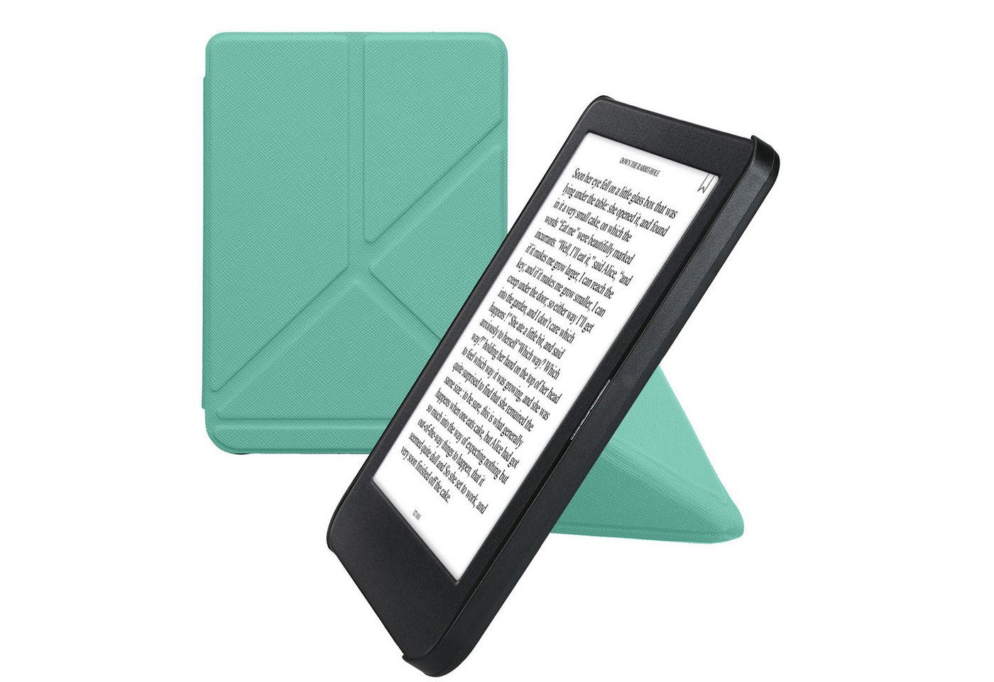 kwmobile E-Reader-Hülle Hülle für Kobo Clara BW / Clara Colour / Tolino Shine (5) / Shine, Kunstleder eReader Schutzhülle - Flip Cover Case von kwmobile