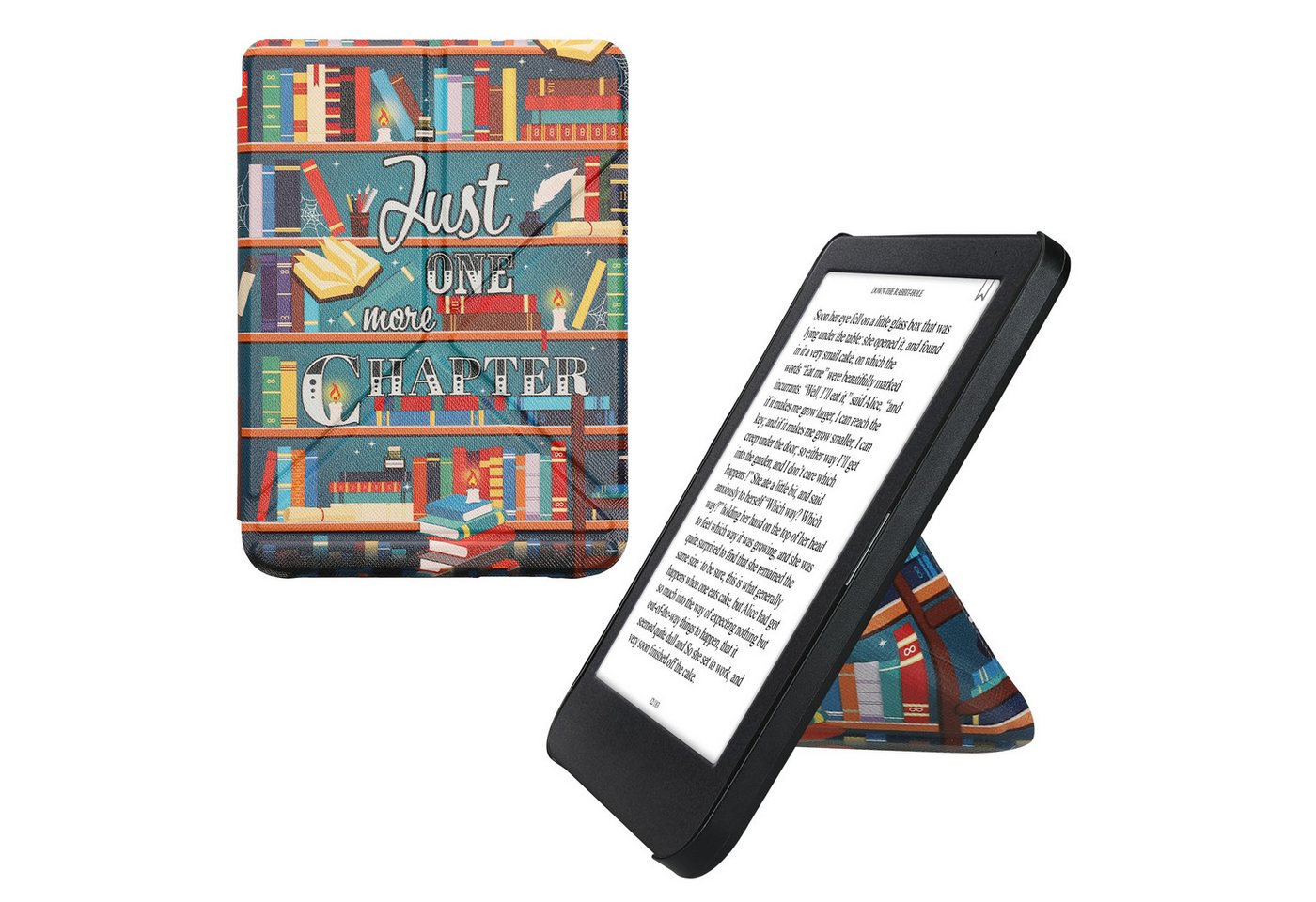 kwmobile E-Reader-Hülle Hülle für Kobo Clara BW / Clara Colour / Tolino Shine (5) / Shine, Kunstleder eReader Schutzhülle - Flip Cover Case von kwmobile