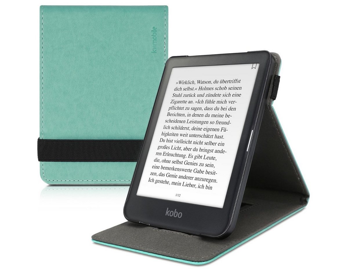 kwmobile E-Reader-Hülle Hülle für Kobo Clara HD, Schlaufe Ständer - e-Reader Schutzhülle - Flip Cover Case kwmobile E-Reader-Hülle Hülle für Kobo Clara HD, Schlaufe Ständer - e-Reader Schutzhülle - Flip Cover Case von kwmobile