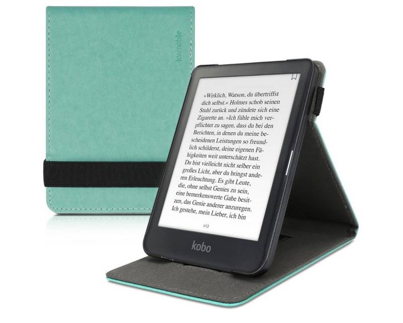 kwmobile E-Reader-Hülle Hülle für Kobo Clara HD, Schlaufe Ständer - e-Reader Schutzhülle - Flip Cover Case von kwmobile