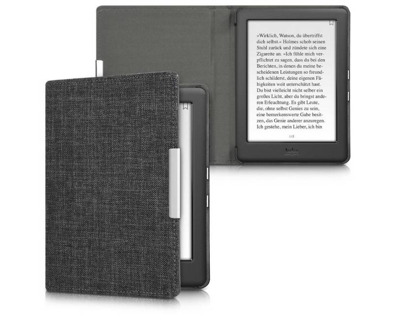 kwmobile E-Reader-Hülle Hülle für Kobo Glo HD / Touch 2.0, Filz Stoff eReader Schutzhülle - Flip Cover Case von kwmobile