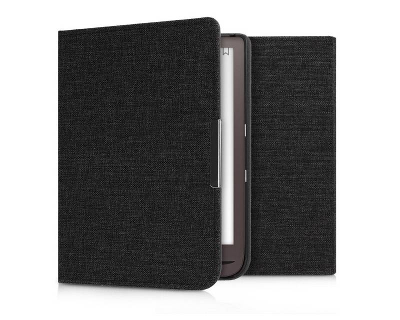 kwmobile E-Reader-Hülle Hülle für Pocketbook InkPad 3 / 3 Pro / Color, Filz Stoff eReader Schutzhülle - Flip Cover Case von kwmobile