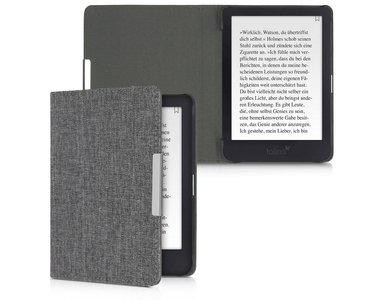 kwmobile E-Reader-Hülle Hülle für Tolino Shine 3, Filz Stoff eReader Schutzhülle - Flip Cover Case kwmobile E-Reader-Hülle Hülle für Tolino Shine 3, Filz Stoff eReader Schutzhülle - Flip Cover Case von kwmobile
