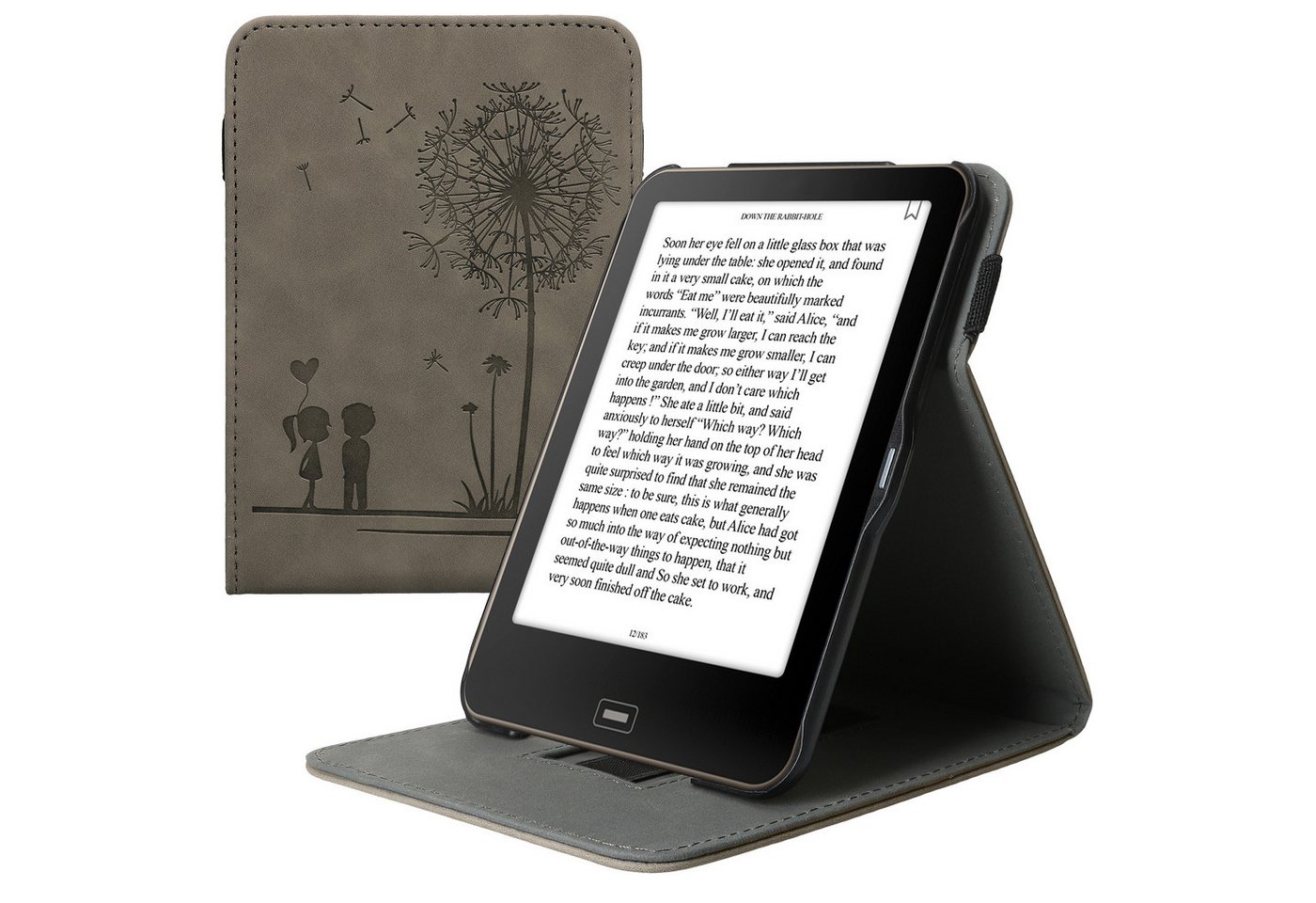 kwmobile E-Reader-Hülle Hülle für Tolino Vision 1 / 2 / 3 / 4 HD, Schlaufe Ständer - e-Reader Schutzhülle - Pusteblume Love Design kwmobile E-Reader-Hülle Hülle für Tolino Vision 1 / 2 / 3 / 4 HD, Schlaufe Ständer - e-Reader Schutzhülle - Pusteblume Love Design von kwmobile