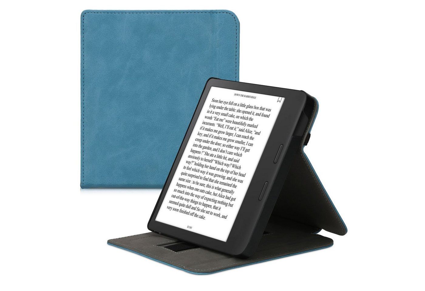kwmobile E-Reader-Hülle Hülle für Tolino Vision 6, Schlaufe Ständer - e-Reader Schutzhülle - Flip Cover Case von kwmobile
