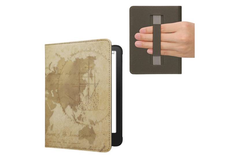 kwmobile E-Reader-Hülle Klapphülle für Amazon Kindle Paperwhite (2024)/Colorsoft, Hülle eReader mit Handschlaufe von kwmobile